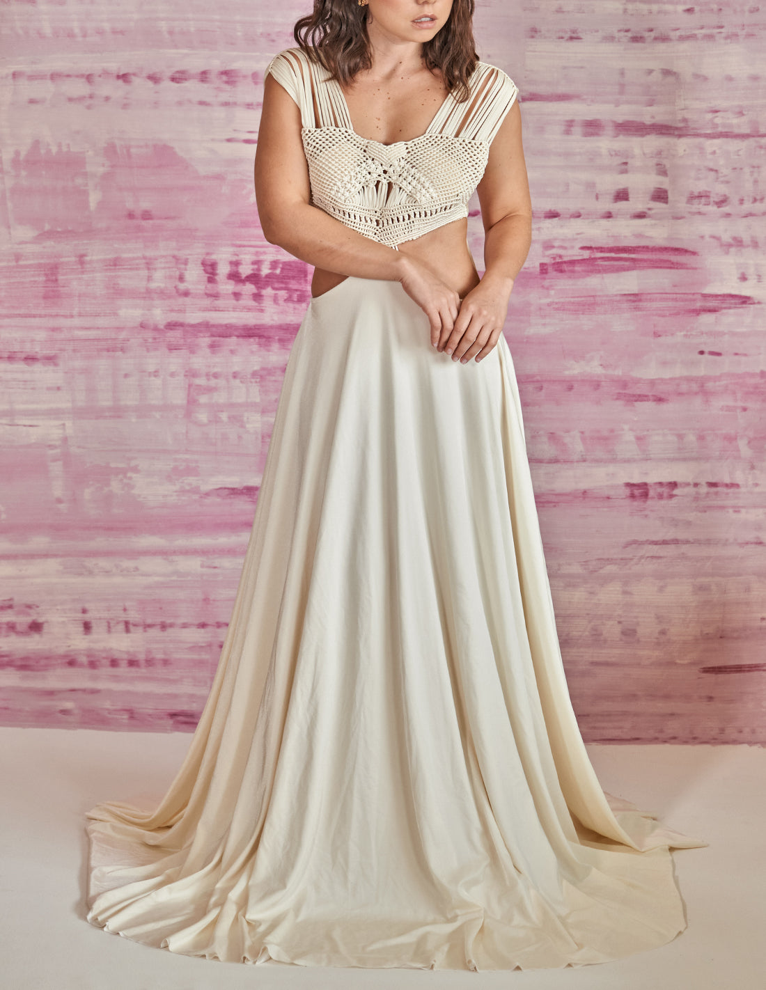 Vestido Afelio Marfil