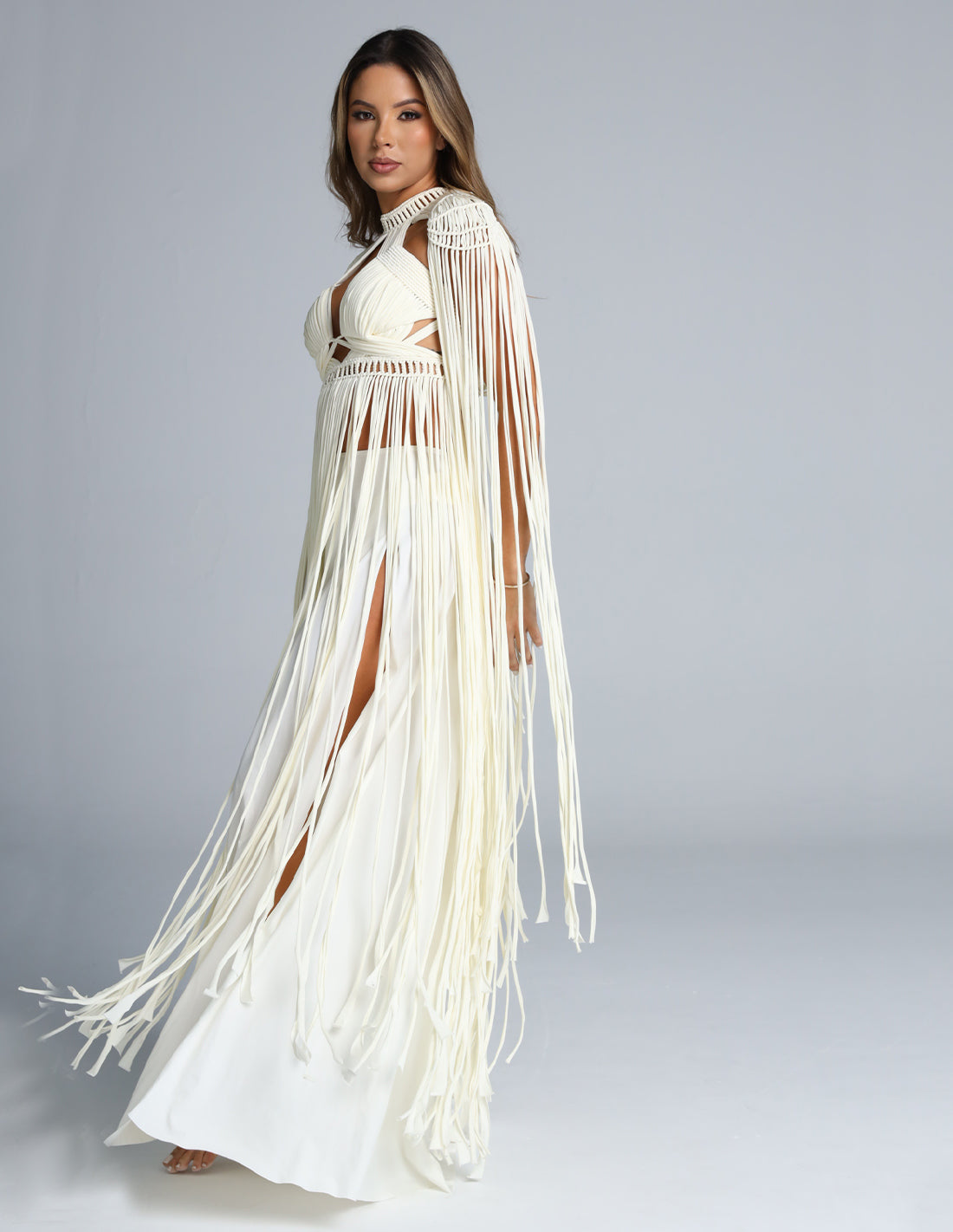 Vestido Cadere Marfil