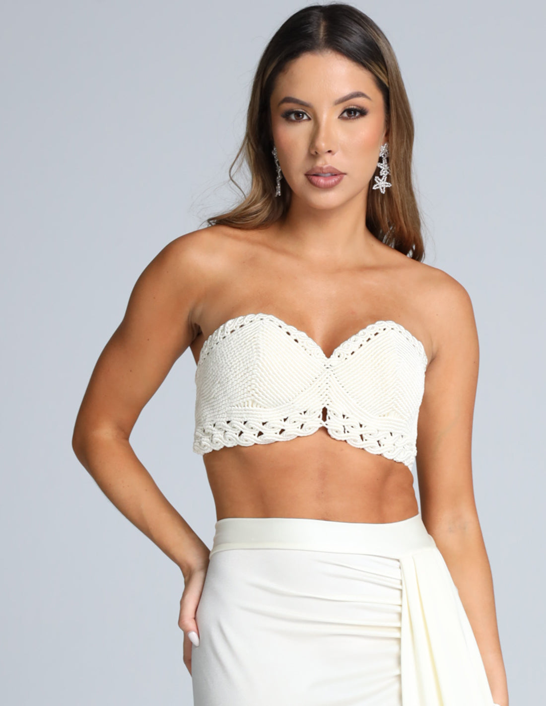 Crop Top Lovar Marfil