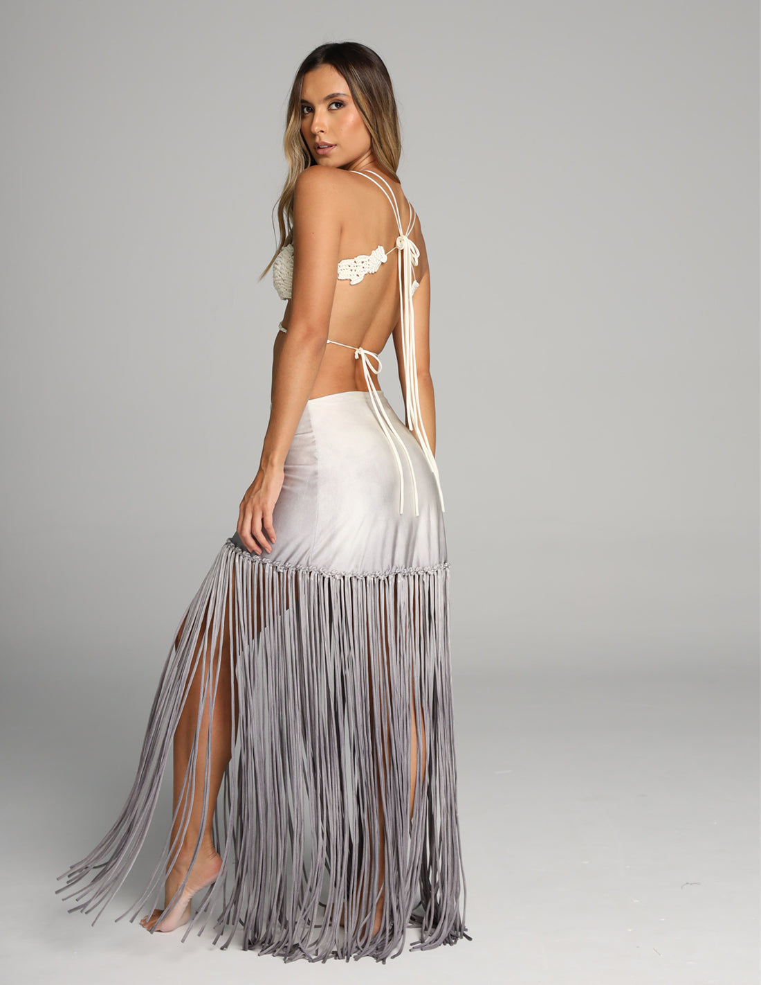 Falda Aloha Faded Gray