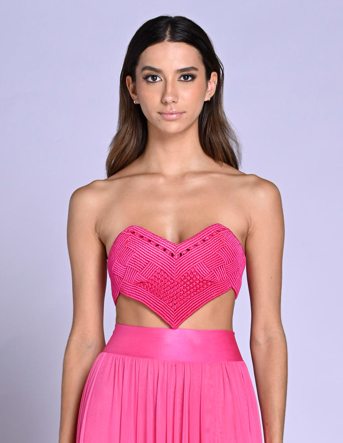 Crop Top Pikoe Fucsia