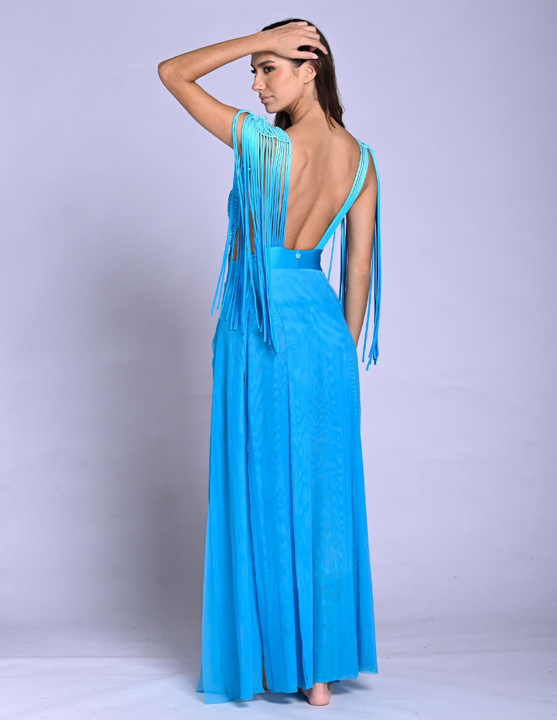Vestido Umbra Faded Sky Blue