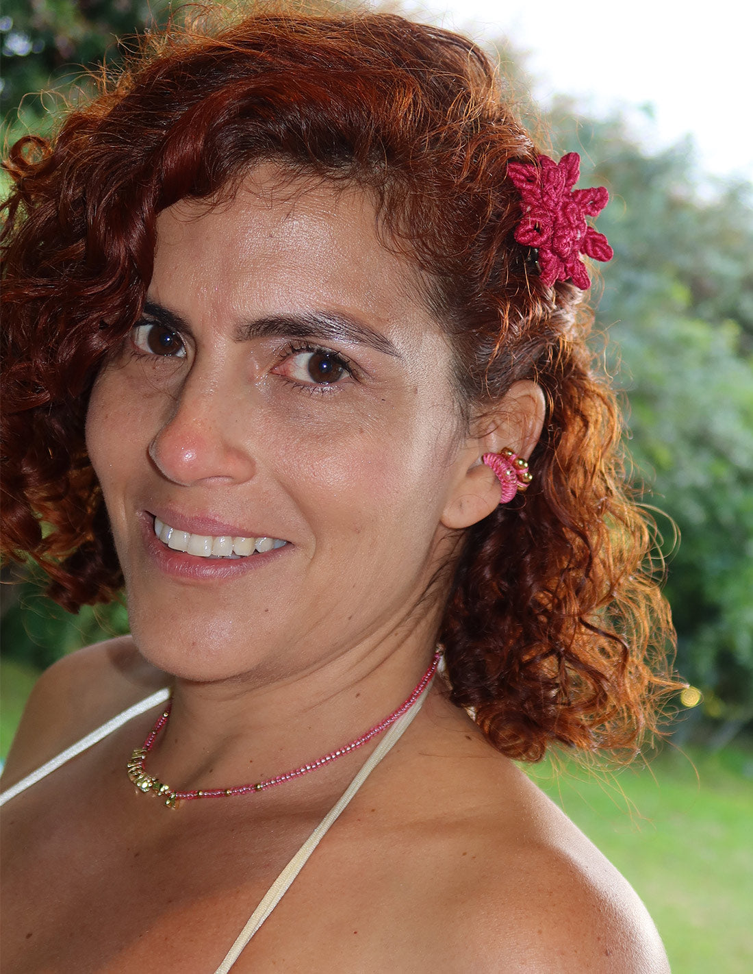 Choker Magna Pink + Golden