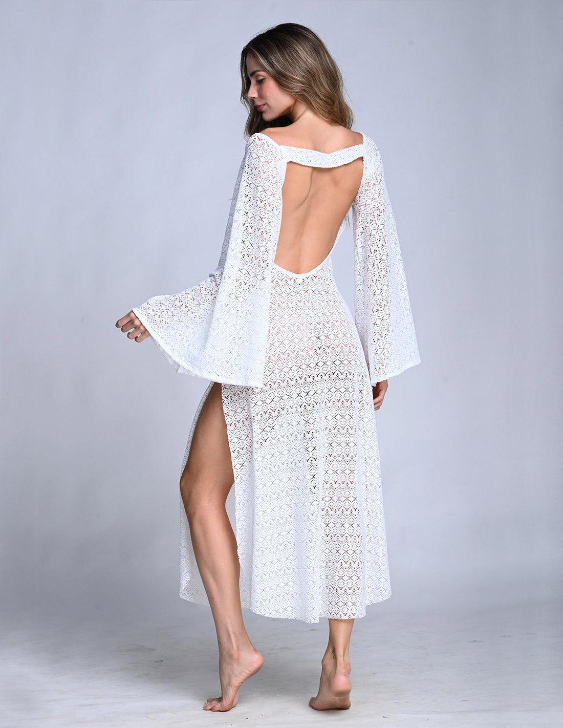 Vestido Sorell Marfil. Vestido Color Marfil