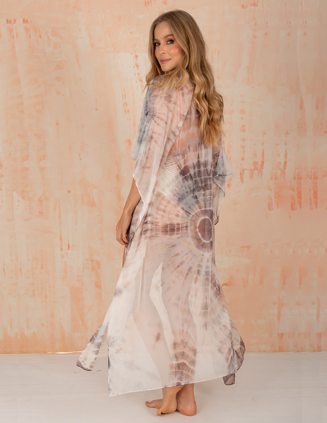 Kimono Fly Salmon + Black