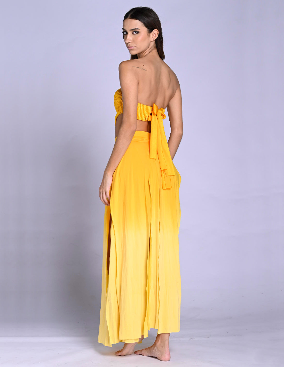 Falda Stripe Faded Yellow