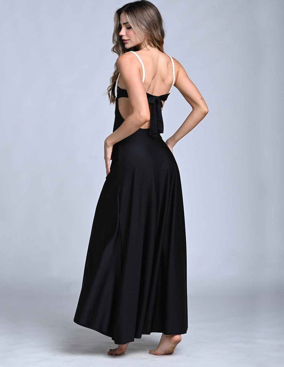 Falda Cartagena Negro. Falda Color Negro