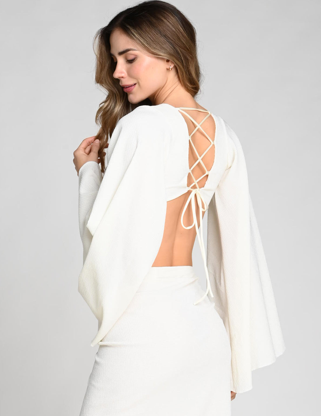 Top Naiya Marfil. Bikini Top Color Marfil