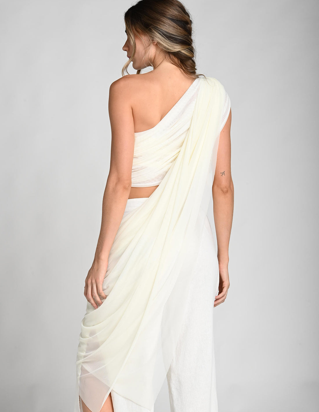 Pashmina Prana Marfil. Pashmina Color Marfil