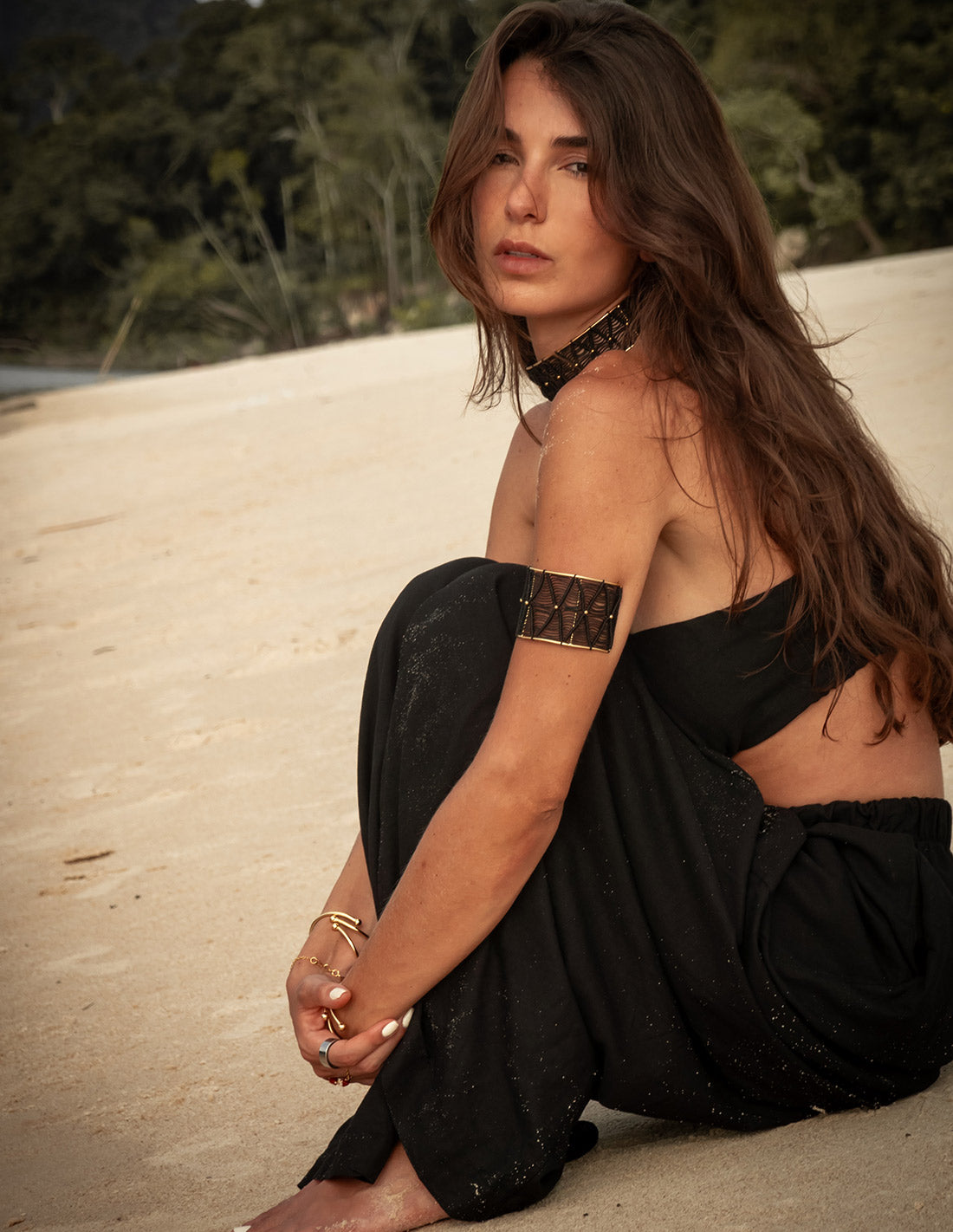 Brazalete Wuayuu Negro