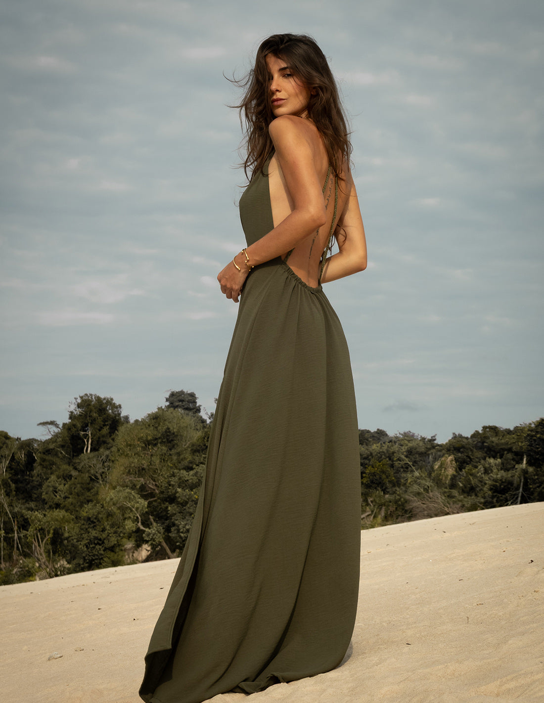 Vestido Amber Military Green