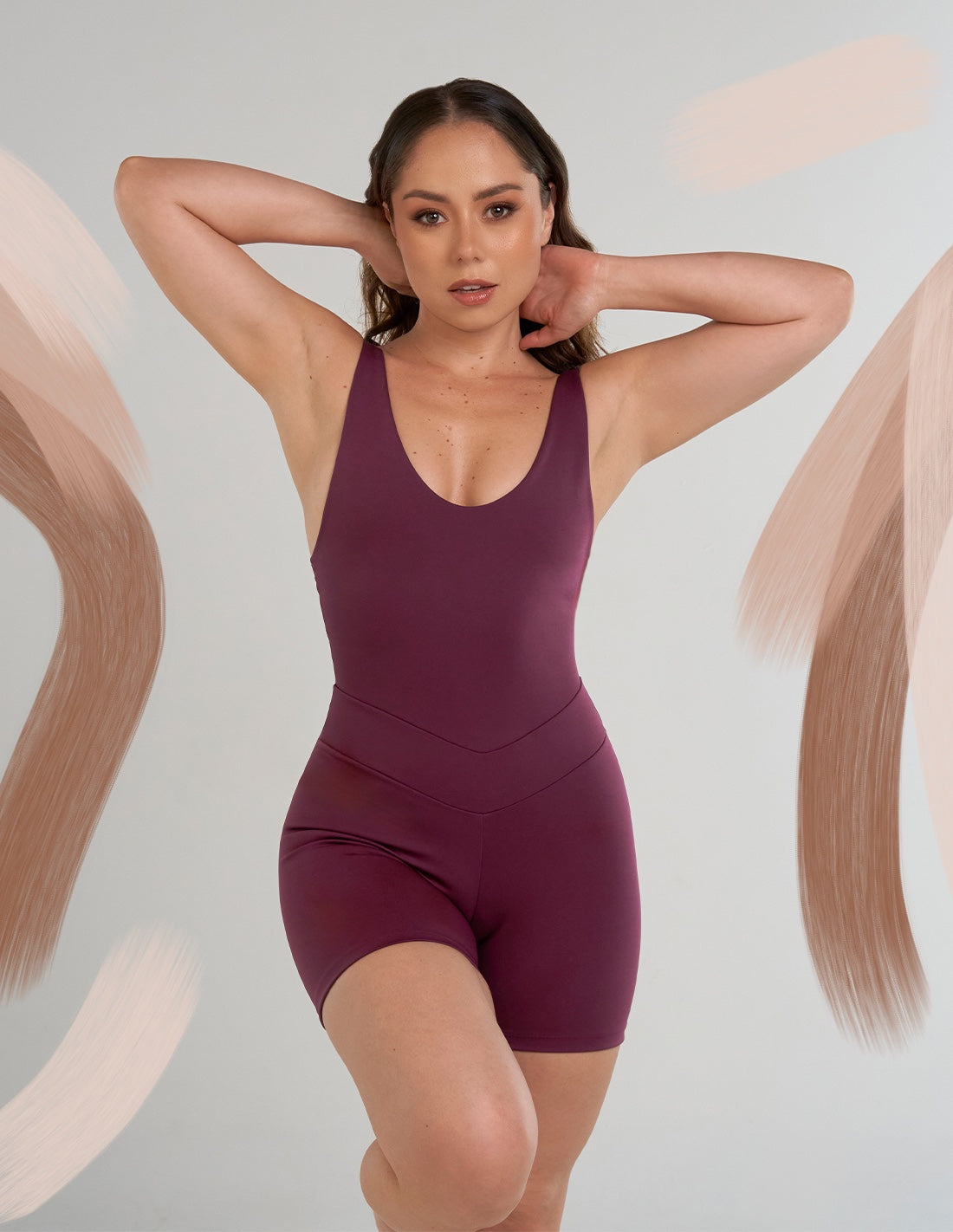 Bodycon Romper Feel Purpura