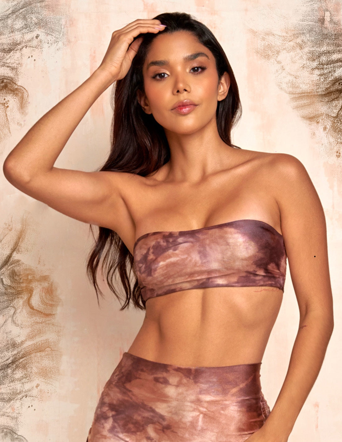 Top Mountain Spotted Vanilla + Nude + Brown + Black