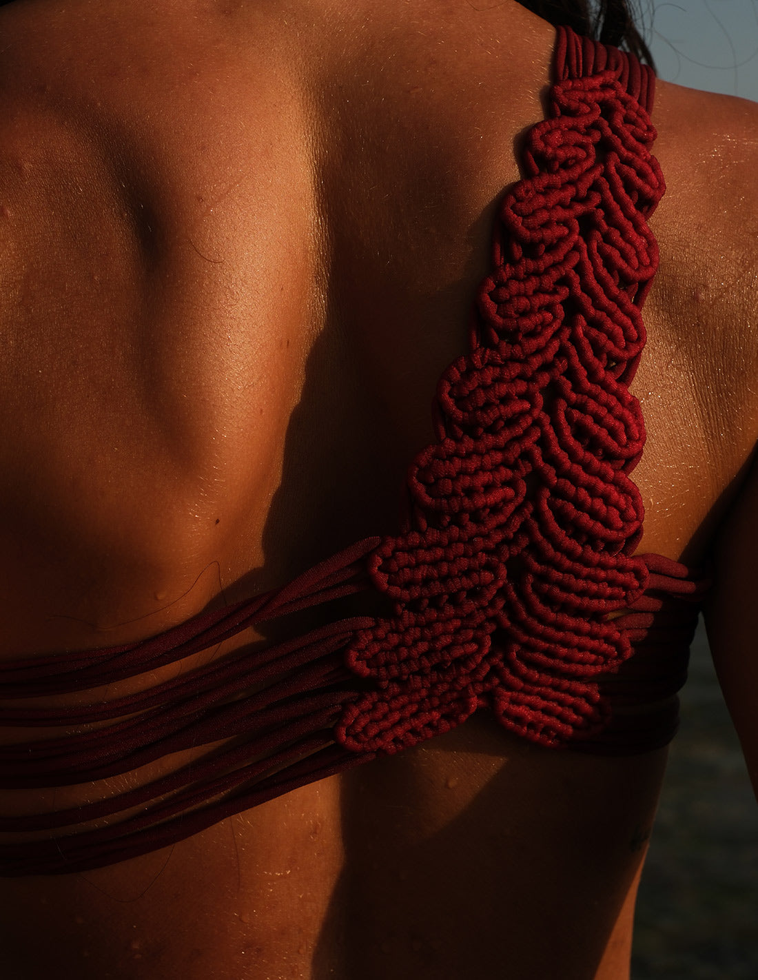 Top Galilea Ivory + Soft Pink + Red Rose