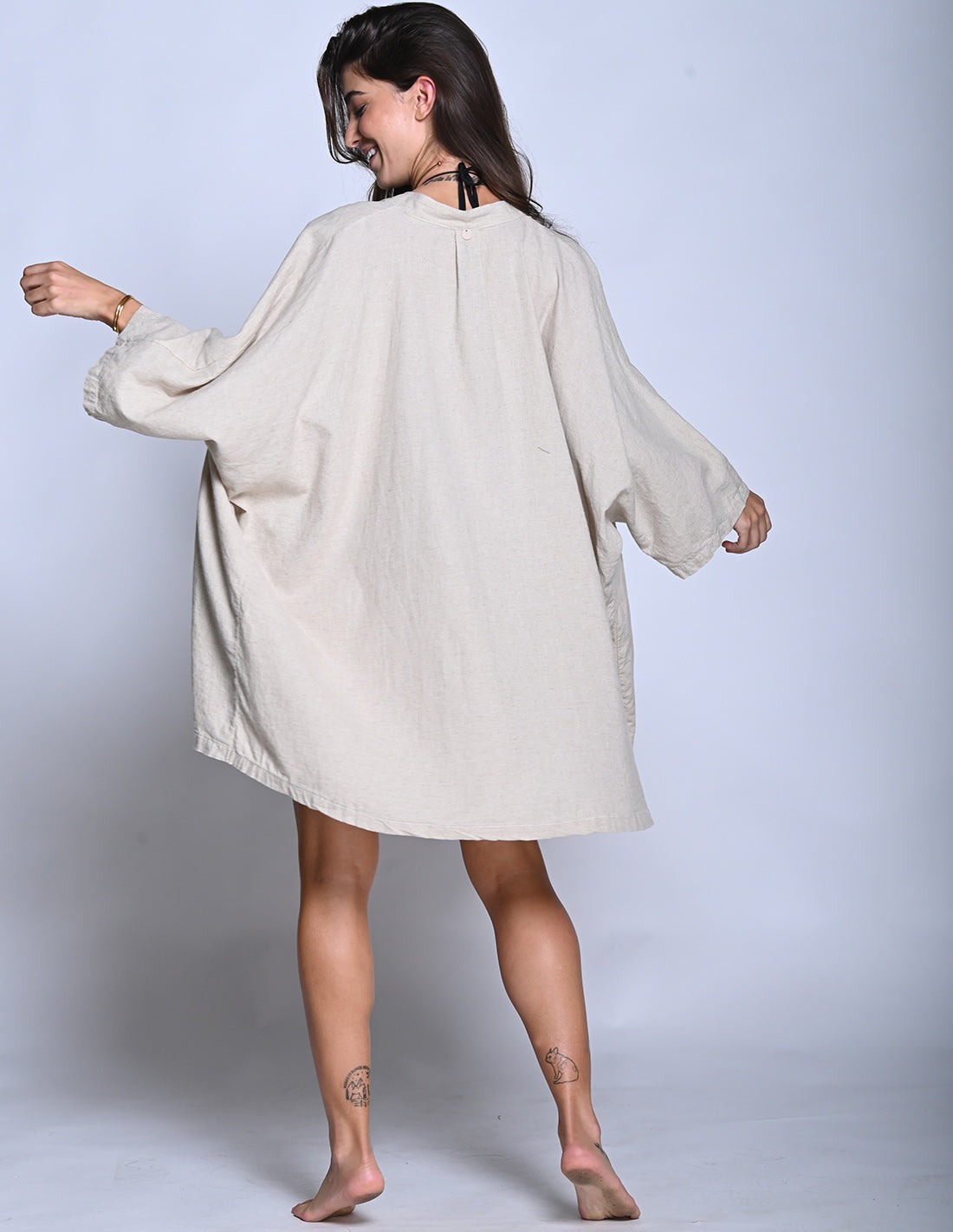 Blusa Maloka Sand. Blusa Color Sand