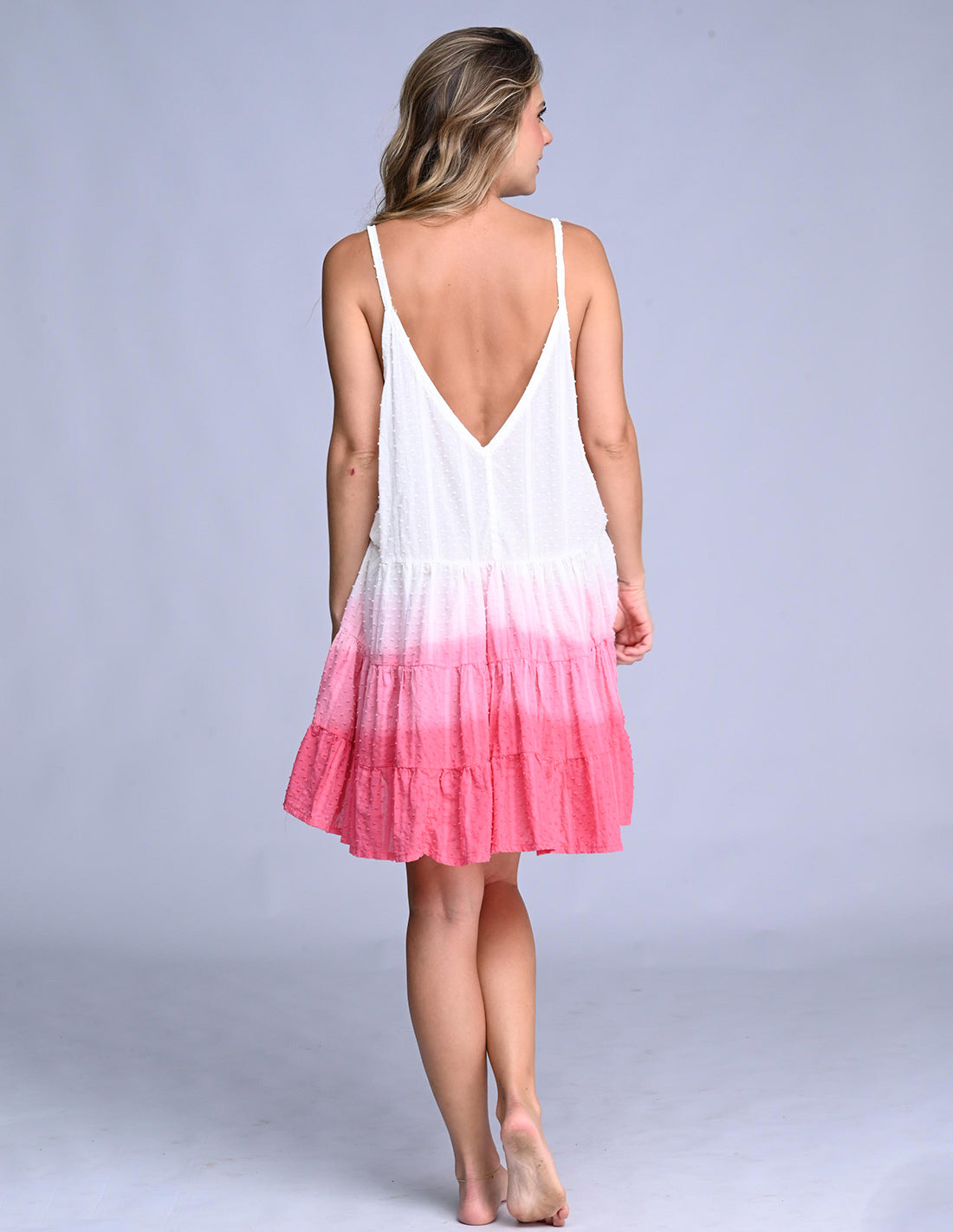 Vestido Lior Faded Rose. Vestido Teñido A Mano Color Faded Rose