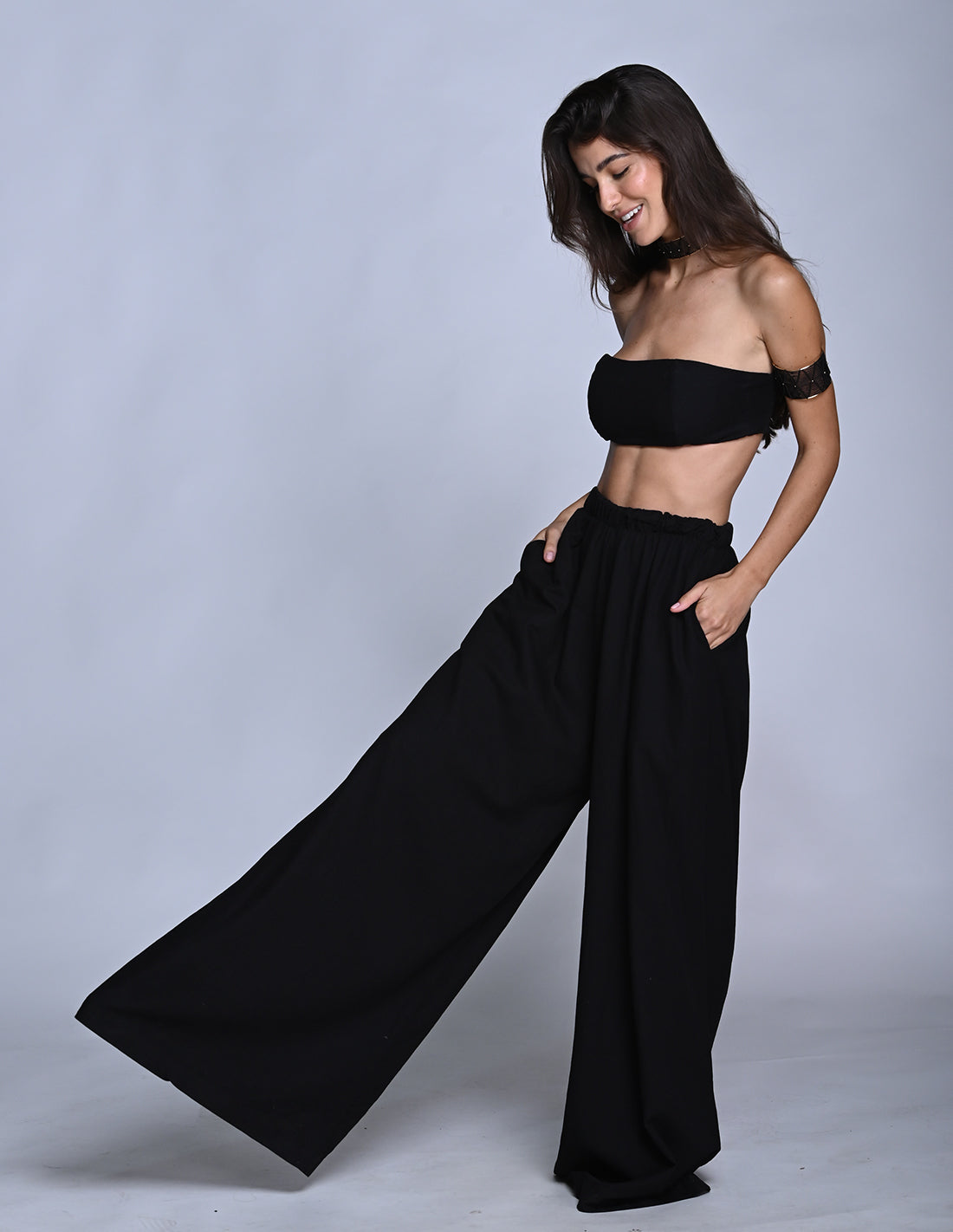 Pantalón Relax Tepuy Negro. Pantalón Relax Color Negro