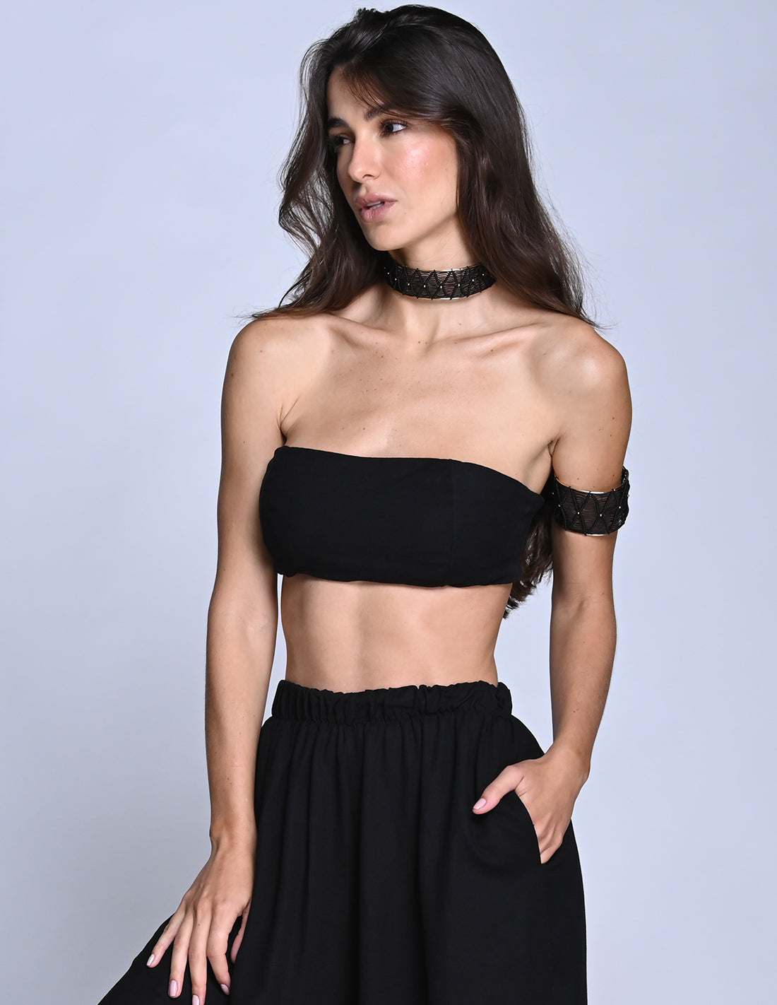 Top Peak Negro. Bikini Top Color Negro