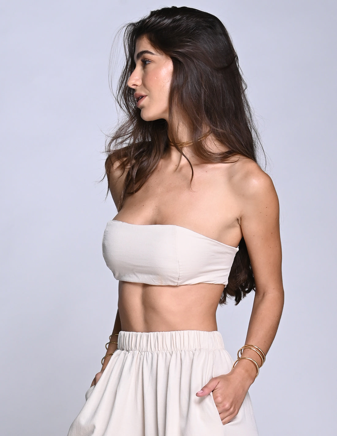 Top Peak Sand. Bikini Top Color Sand