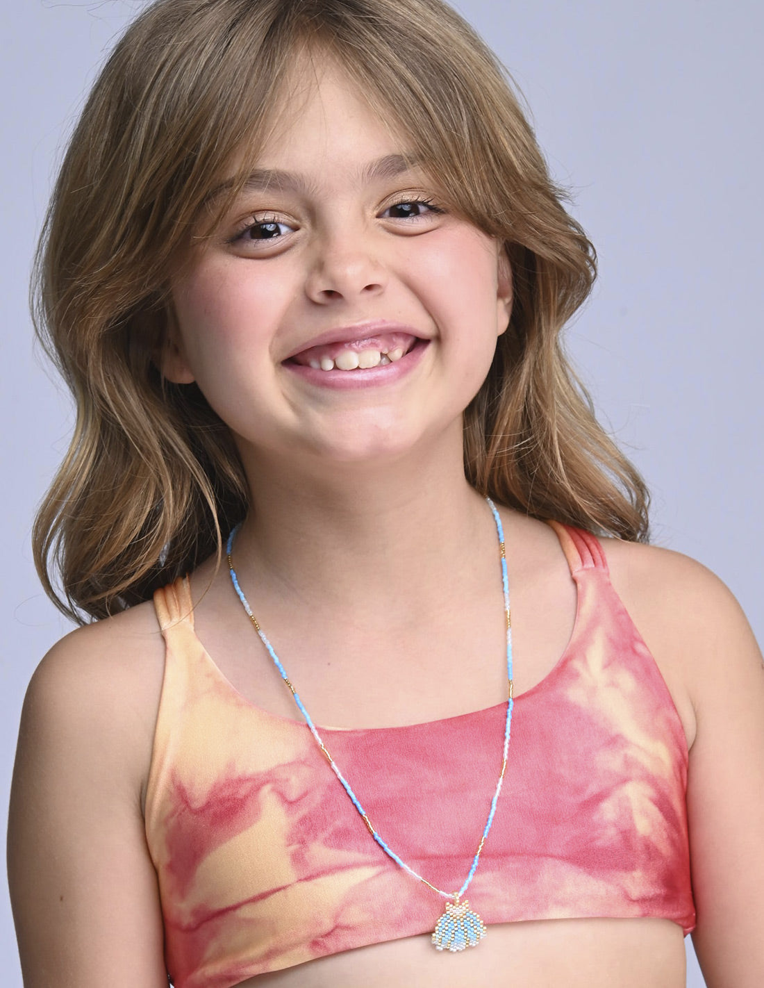 Collar Caria Blue Sky. Collar Color Blue Sky