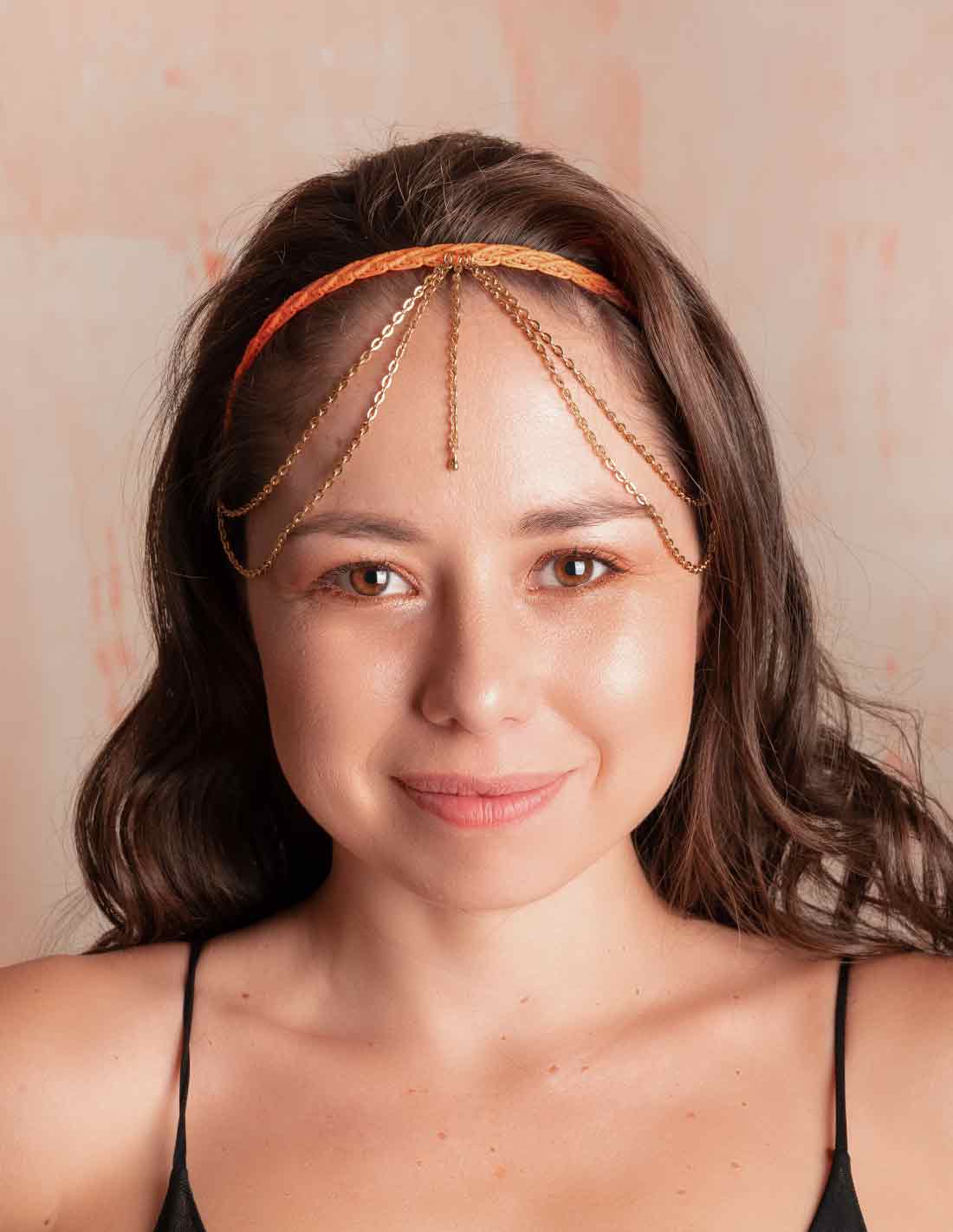 Choker-Liguero Corteza Naranja