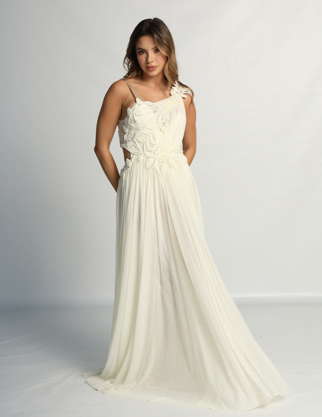 Vestido Primavera Marfil