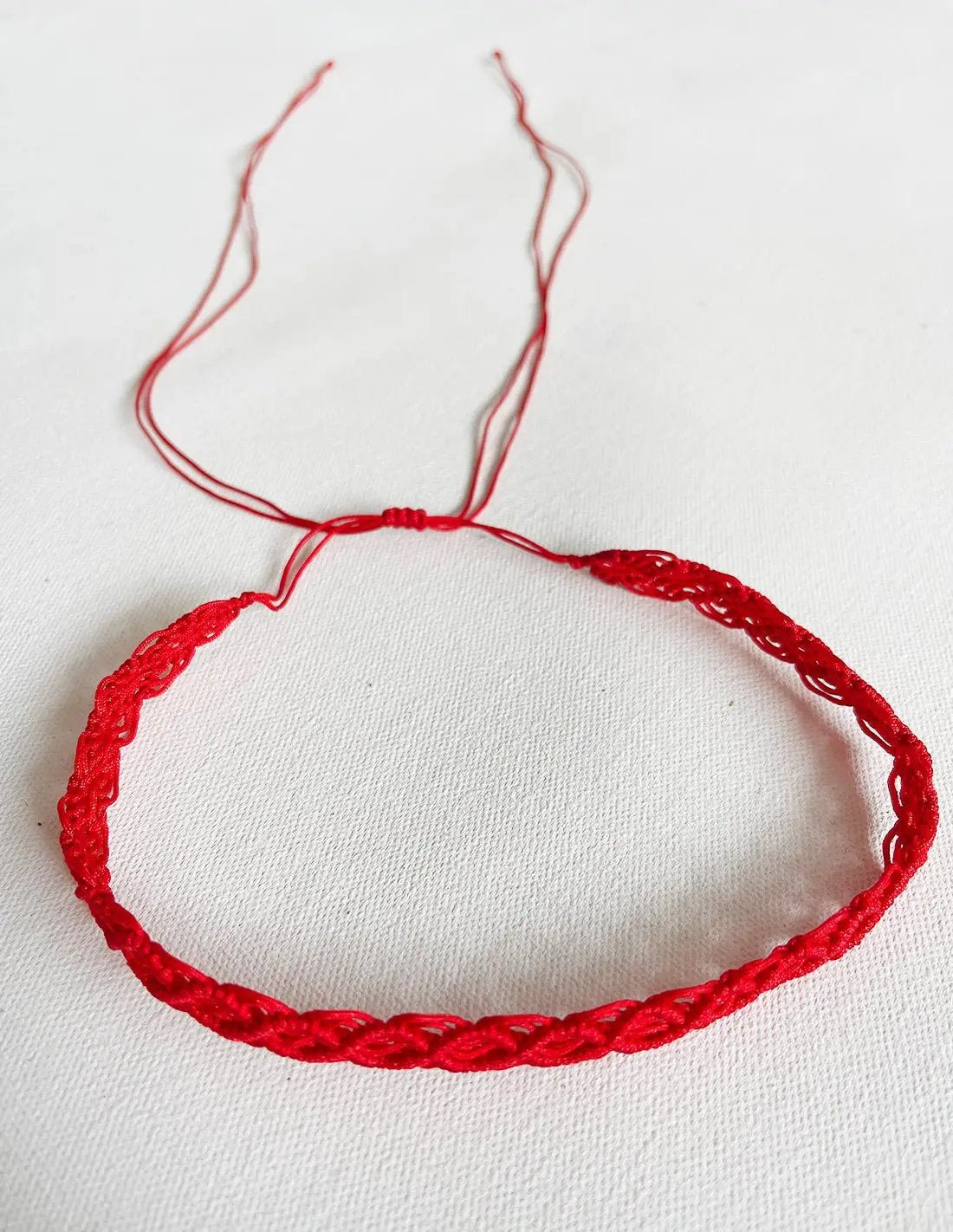Choker Corteza Rojo