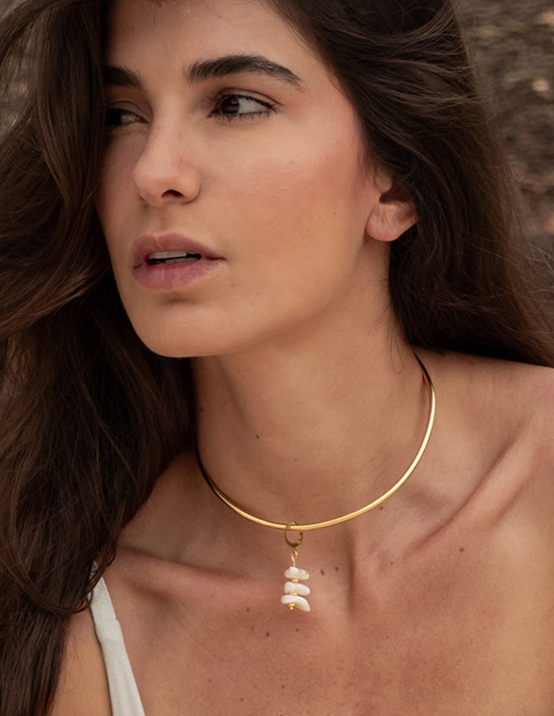 Charm Meka Ivory + Pink