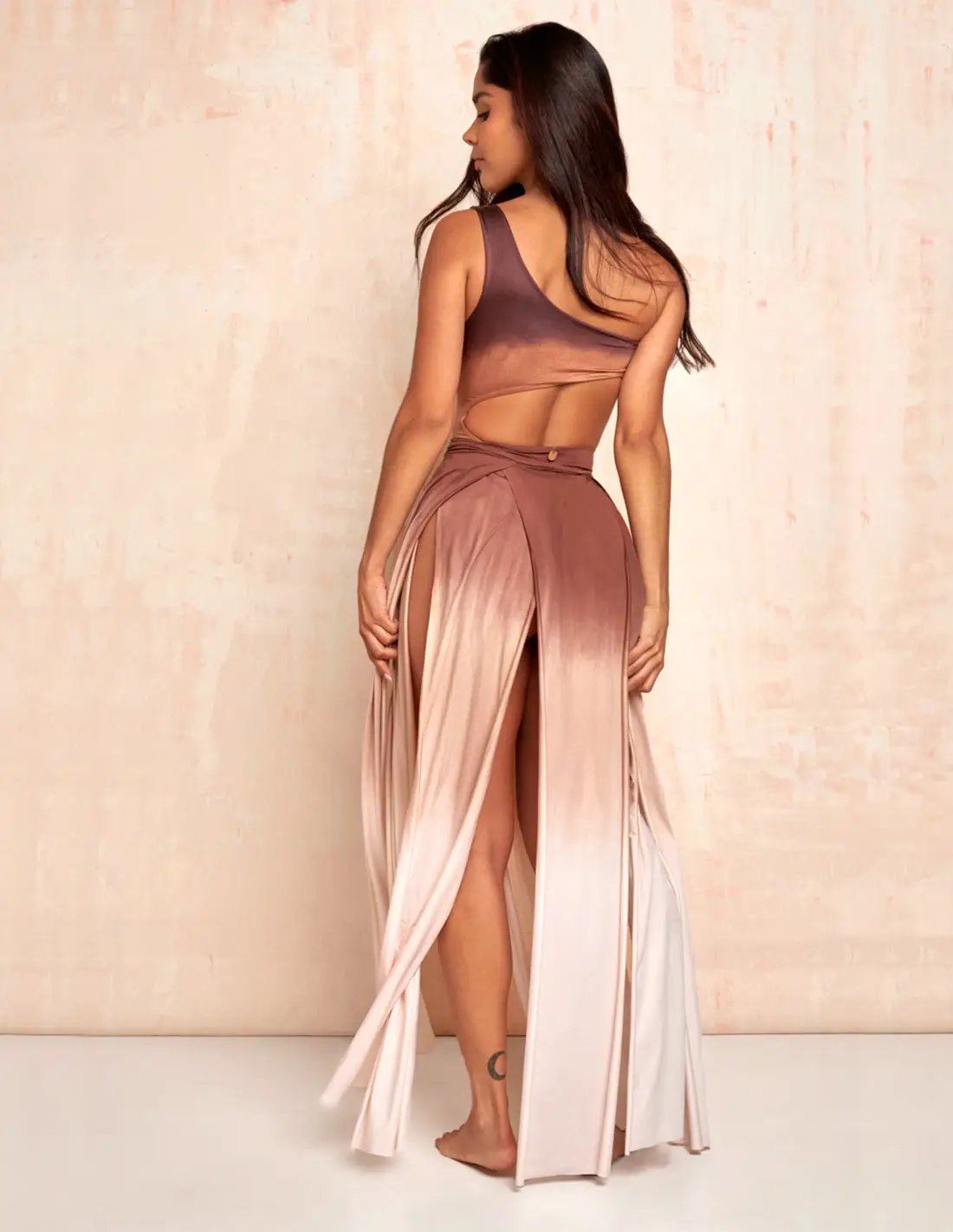 Falda Stripe Faded Brown + Vanilla