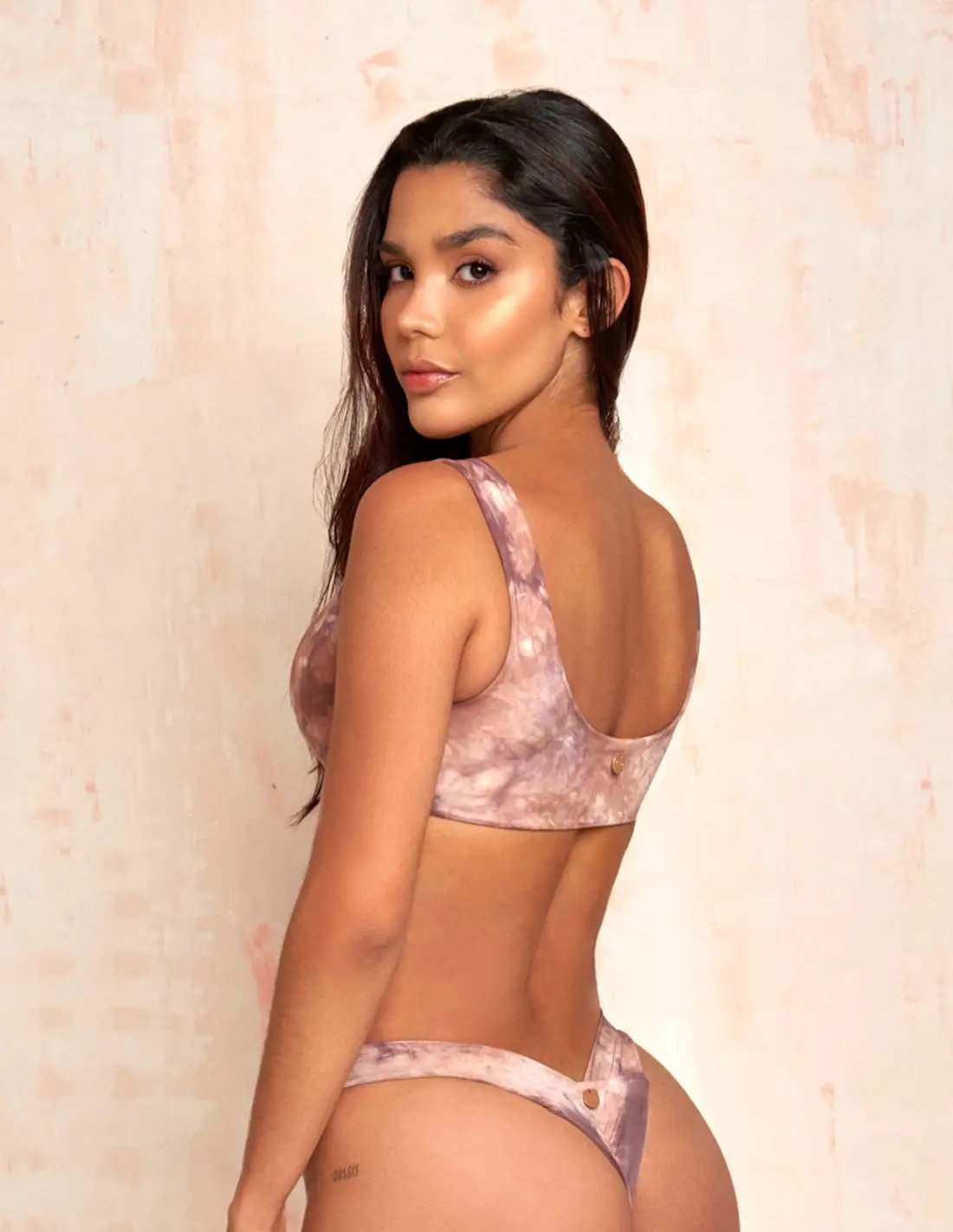 Top Core Spotted Vanilla + Nude + Brown + Black