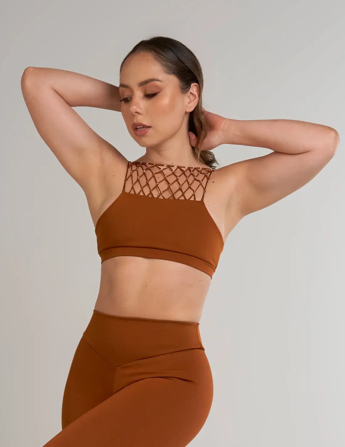 Woven Top Halo Ochre