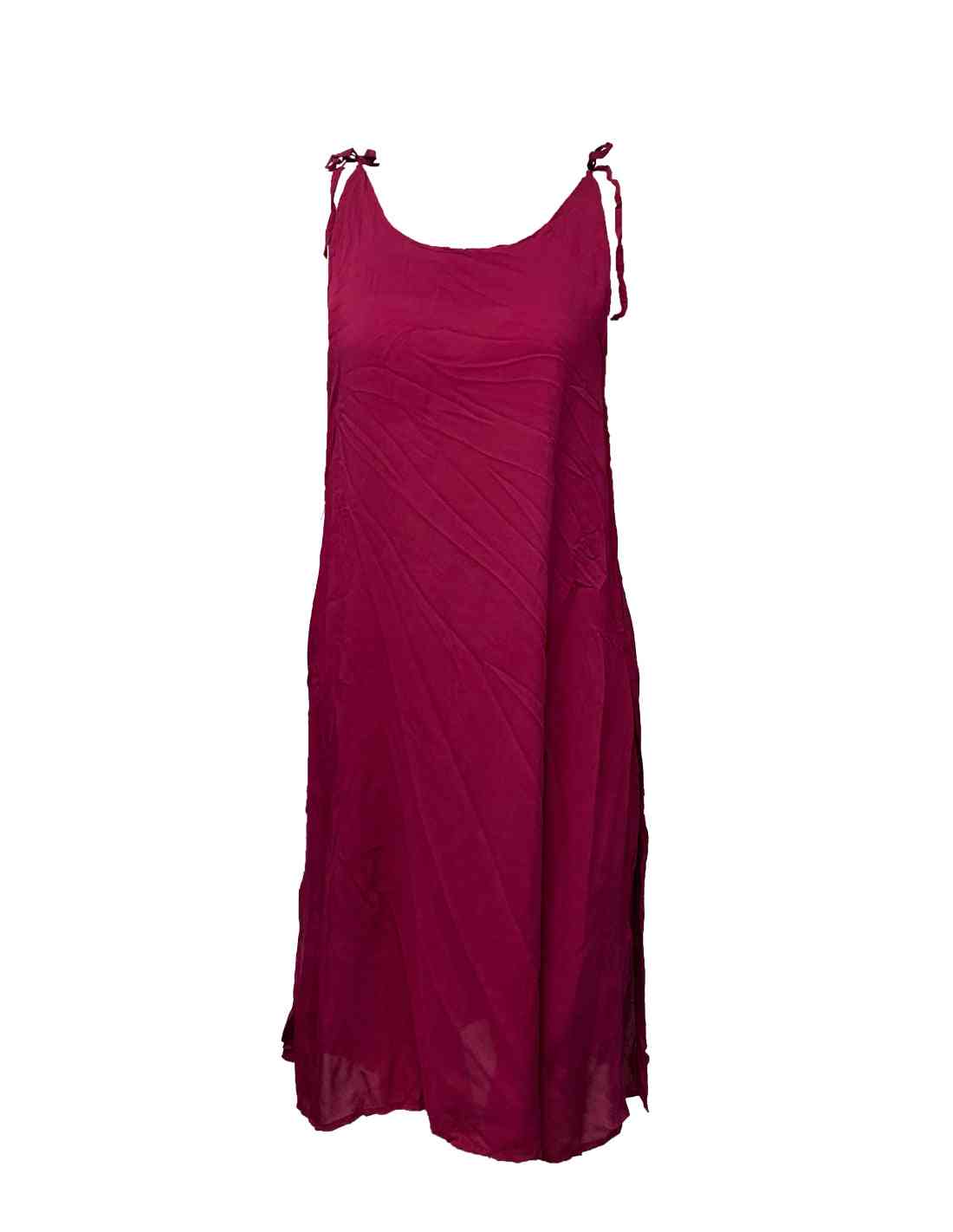 Vestido Burgundy. Vestido Color Burgundy. Entreaguas