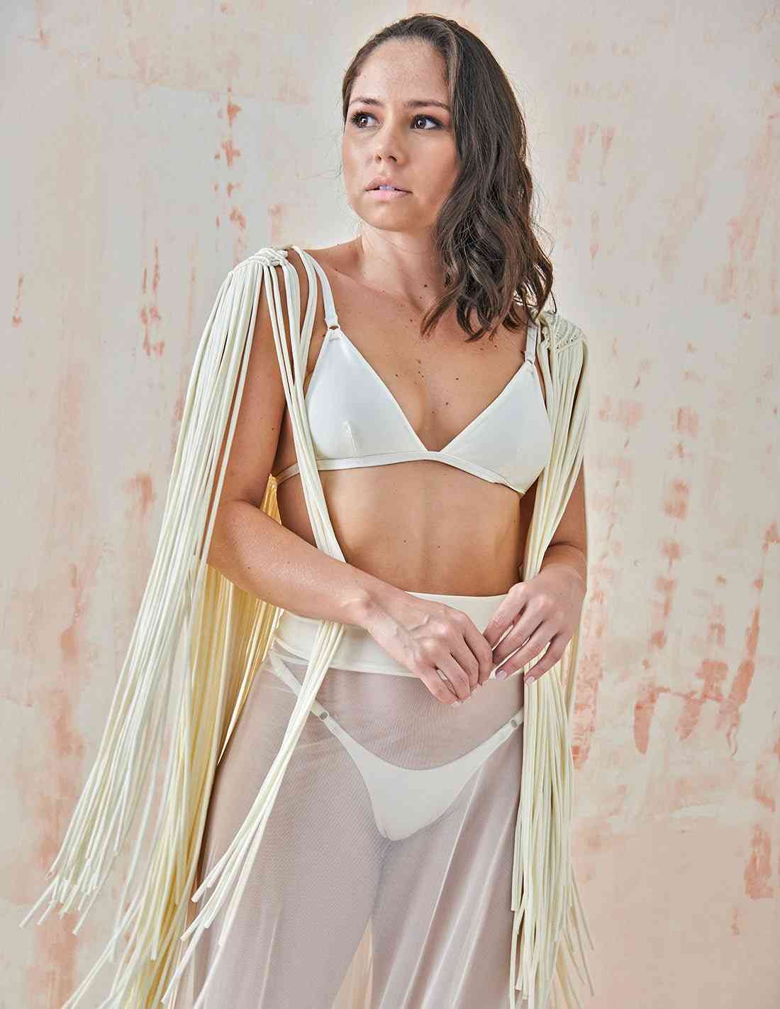 Capa Constelacion Marfil - Entreaguas Wearable Art