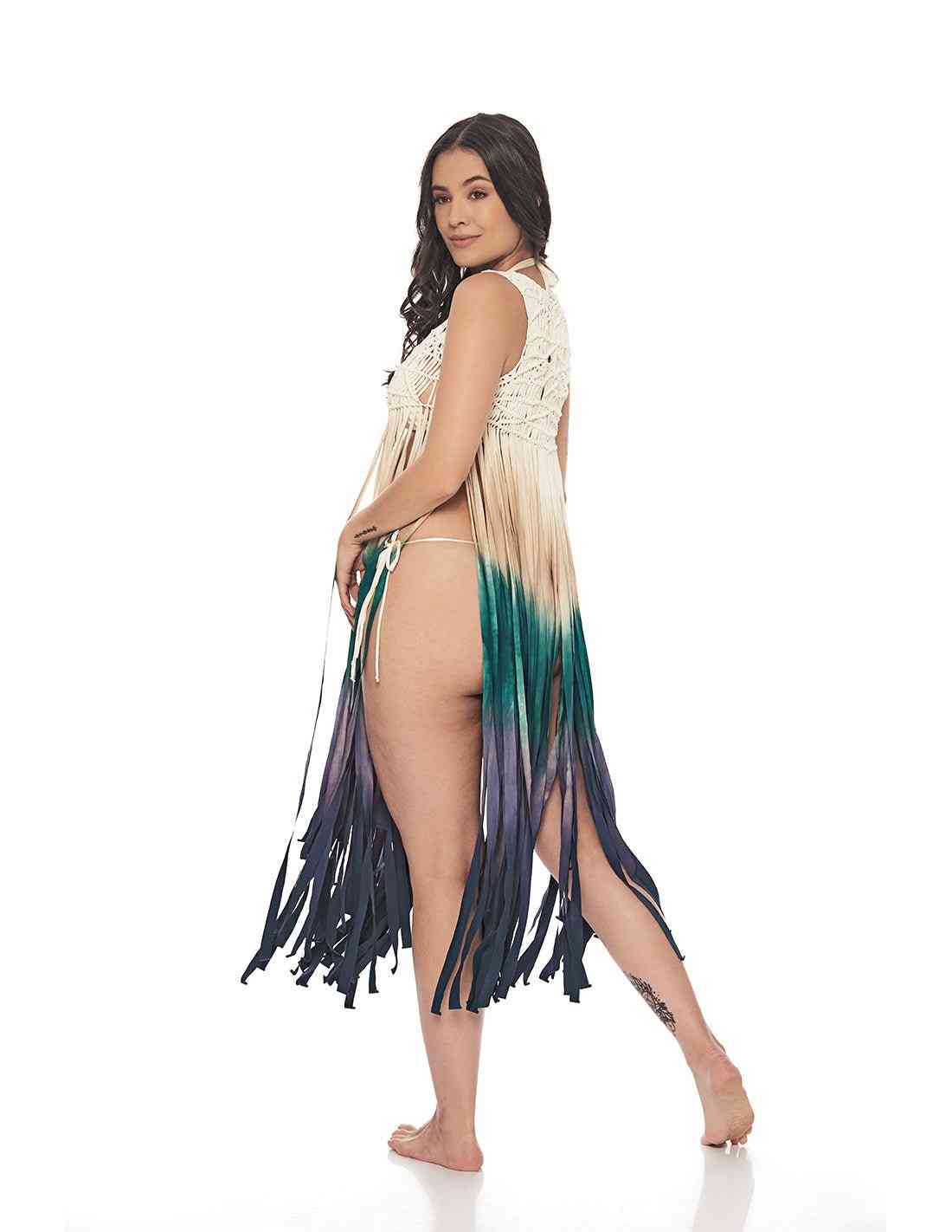 Chaleco Element Agua Marina - Entreaguas Wearable Art