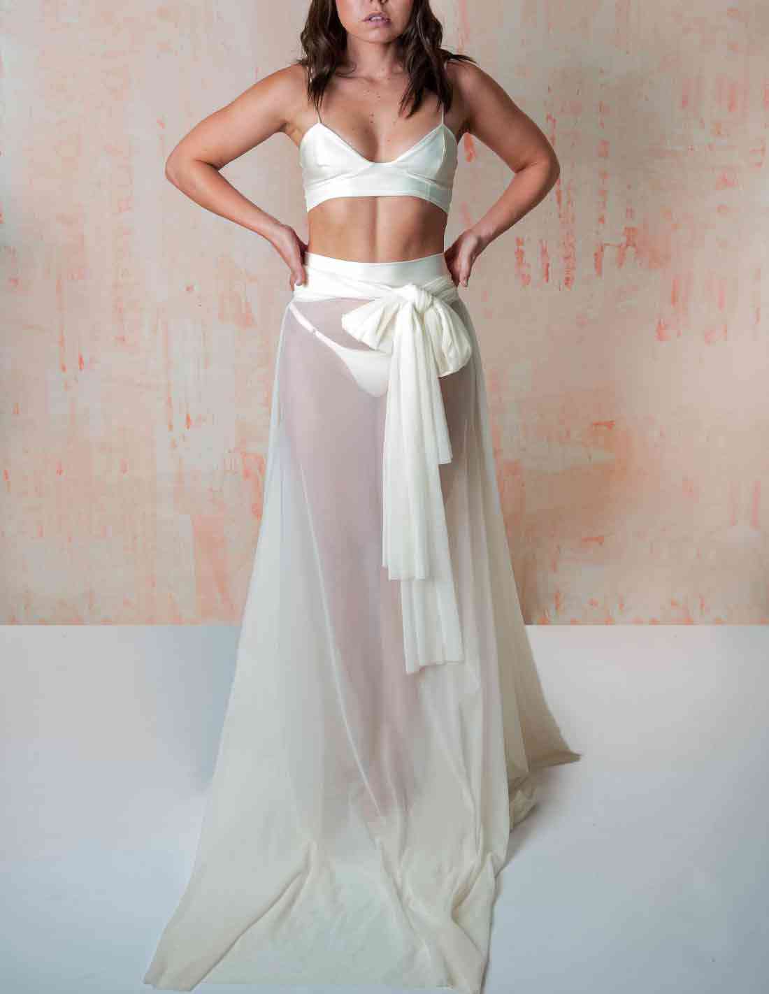 Cola Ocean Marfil - Entreaguas Wearable Art