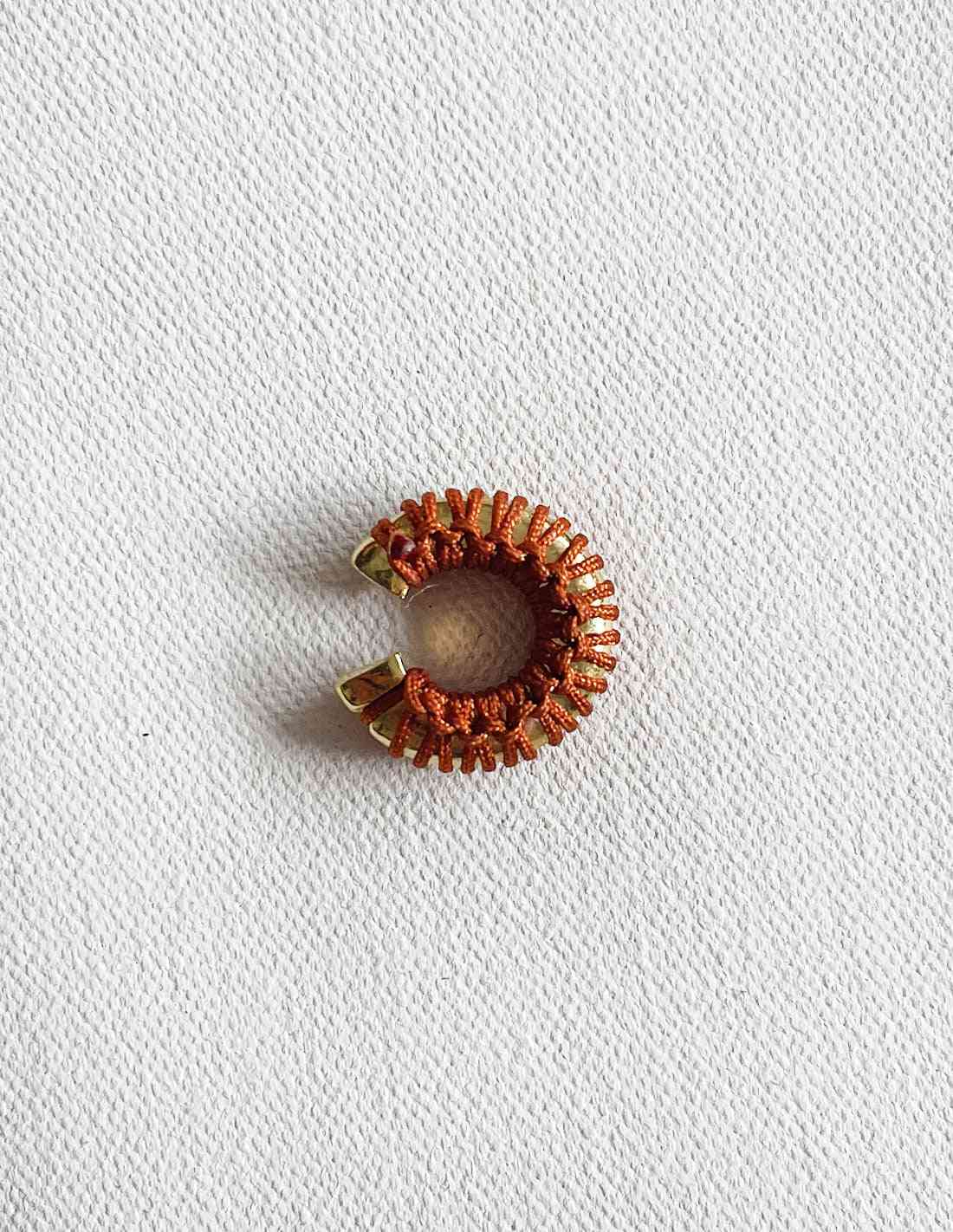 Ear Cuff Luna Llena Café