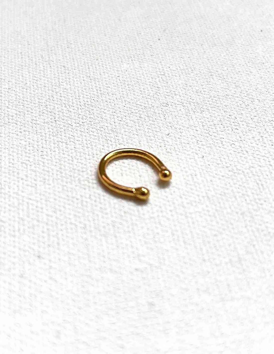 Earcuff Luna Herraje Dorado