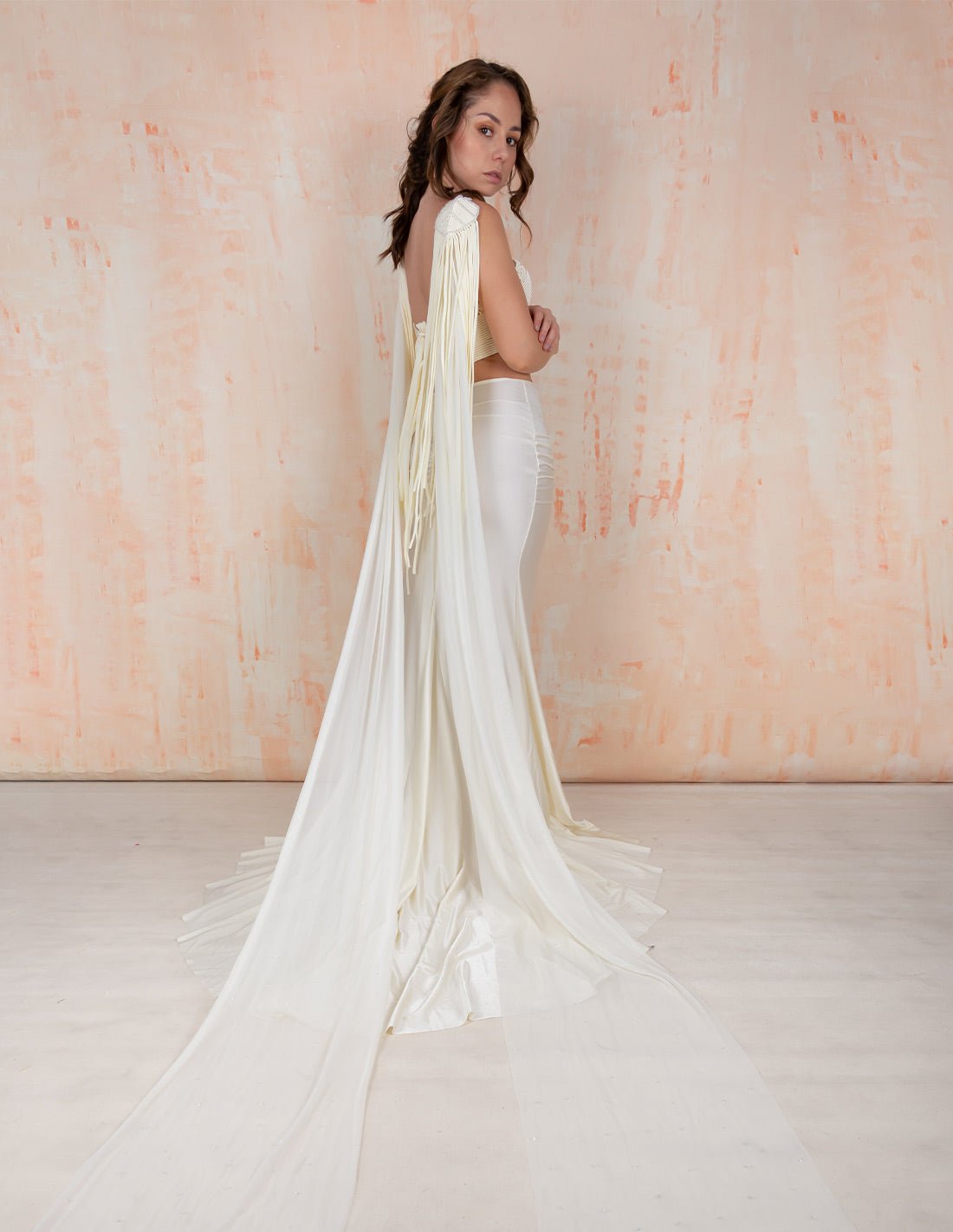 Hombreras Alas Con Cristales Murano - Entreaguas Wearable Art