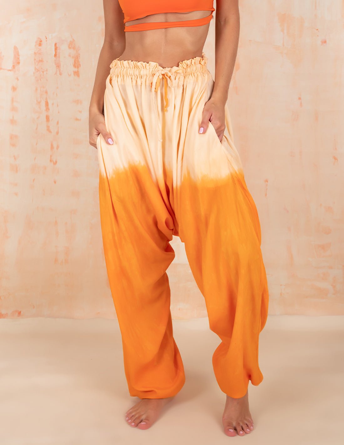 Pantalón Flemish Faded Tangerine - Entreaguas Wearable Art