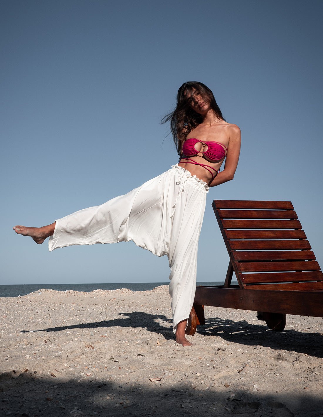 Pantalón Flemish Marfil - Entreaguas Wearable Art