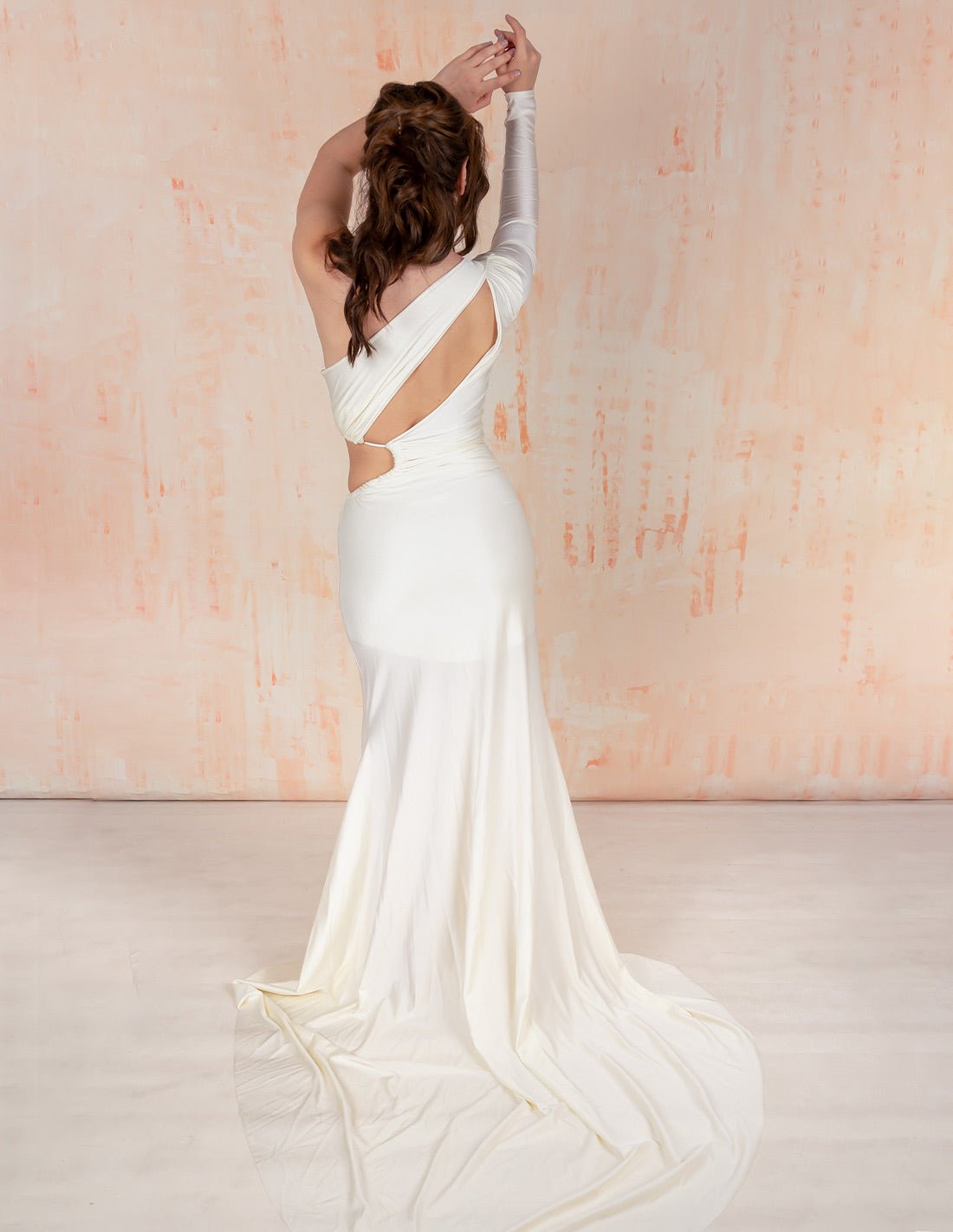 Vestido Aphrodite Marfil. Vestido Color Marfil. Entreaguas