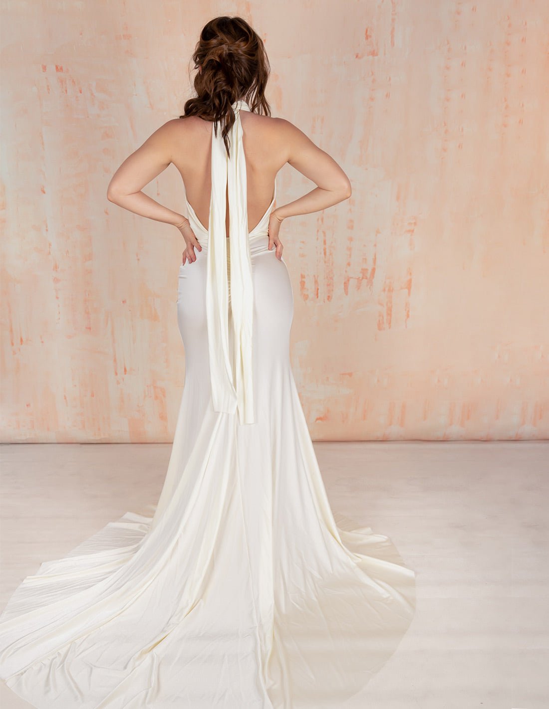 Vestido Dahlia Marfil. Vestido Color Marfil. Entreaguas