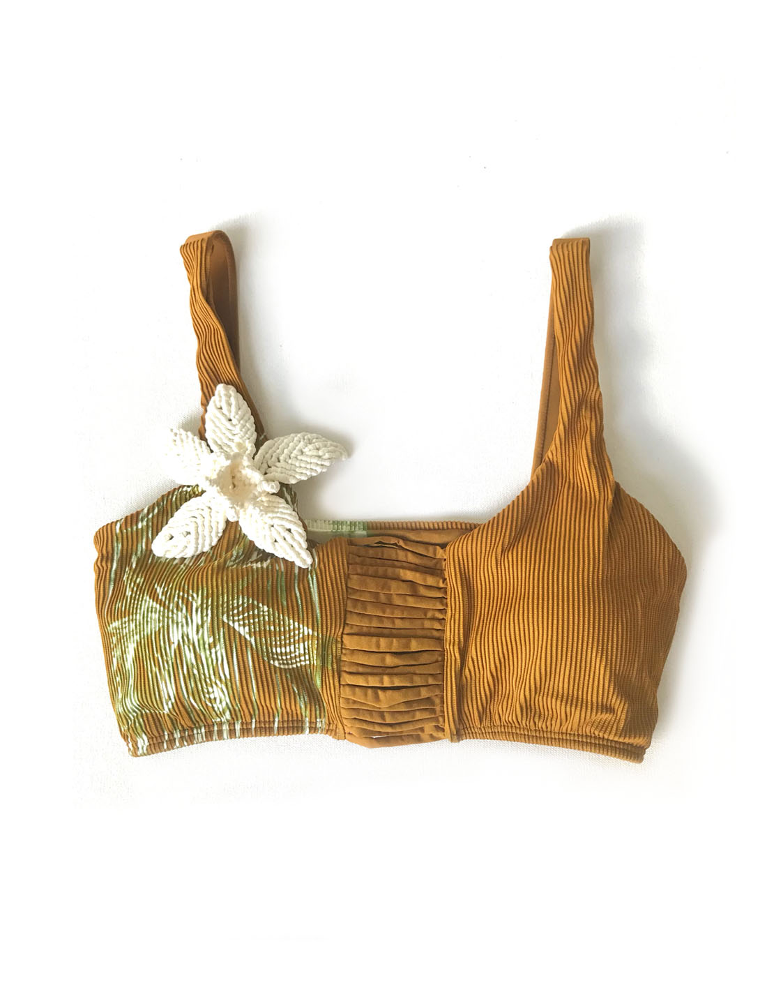 Top Orquídea Tigre Greenish