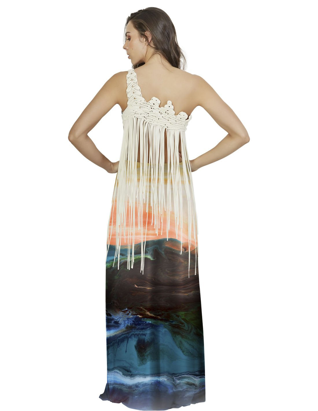 Vestido Ulun Danu Temple Beach Sunset