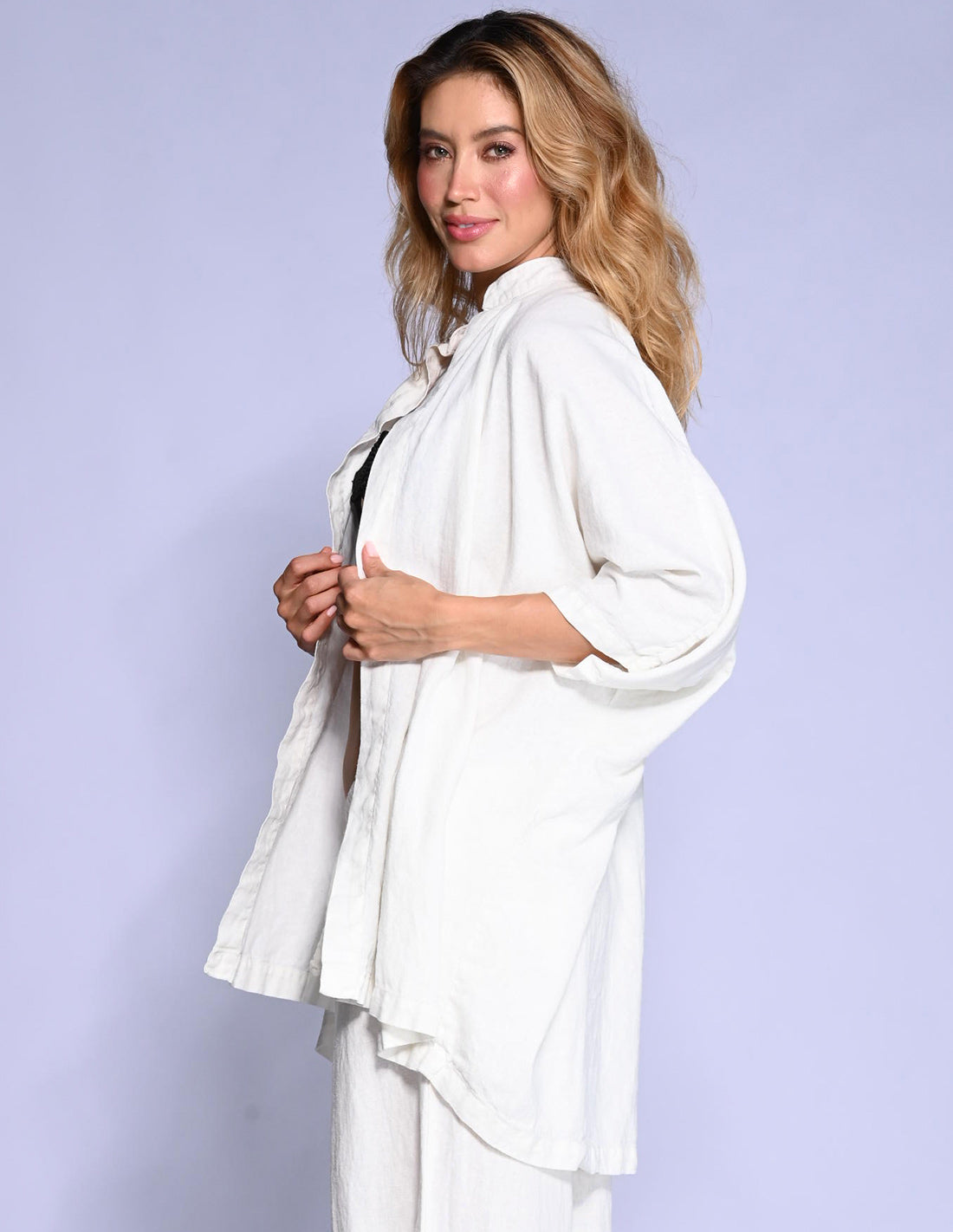 Blusa Koa Marfil. Blusa Color Marfil