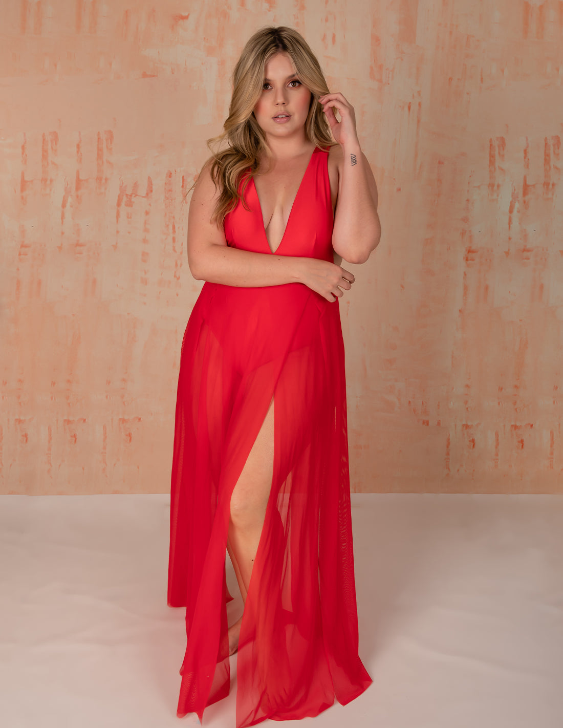 Vestido New Coralito Tomato