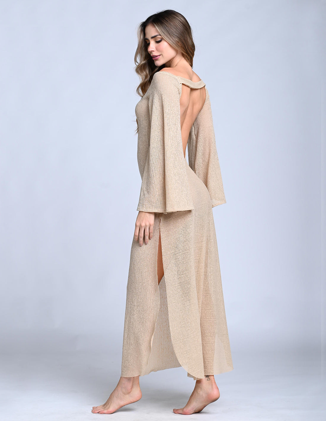 Vestido Journey Sand. Vestido Color Sand