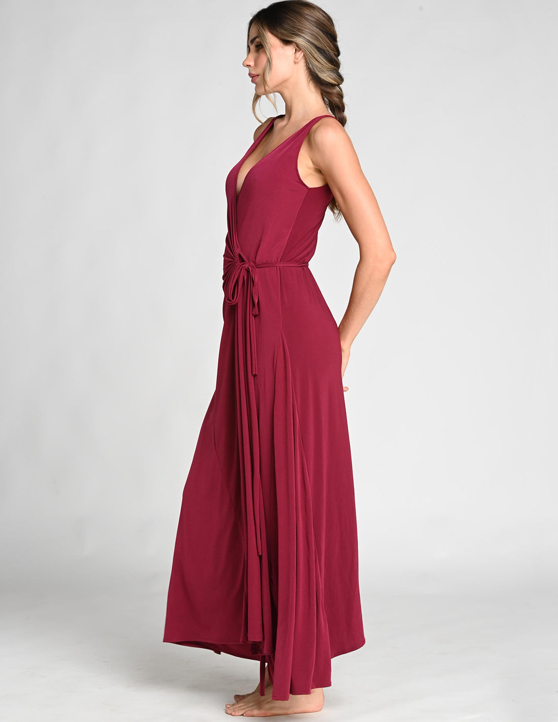 Vestido Soot Vino Tinto. Vestido Color Vino Tinto