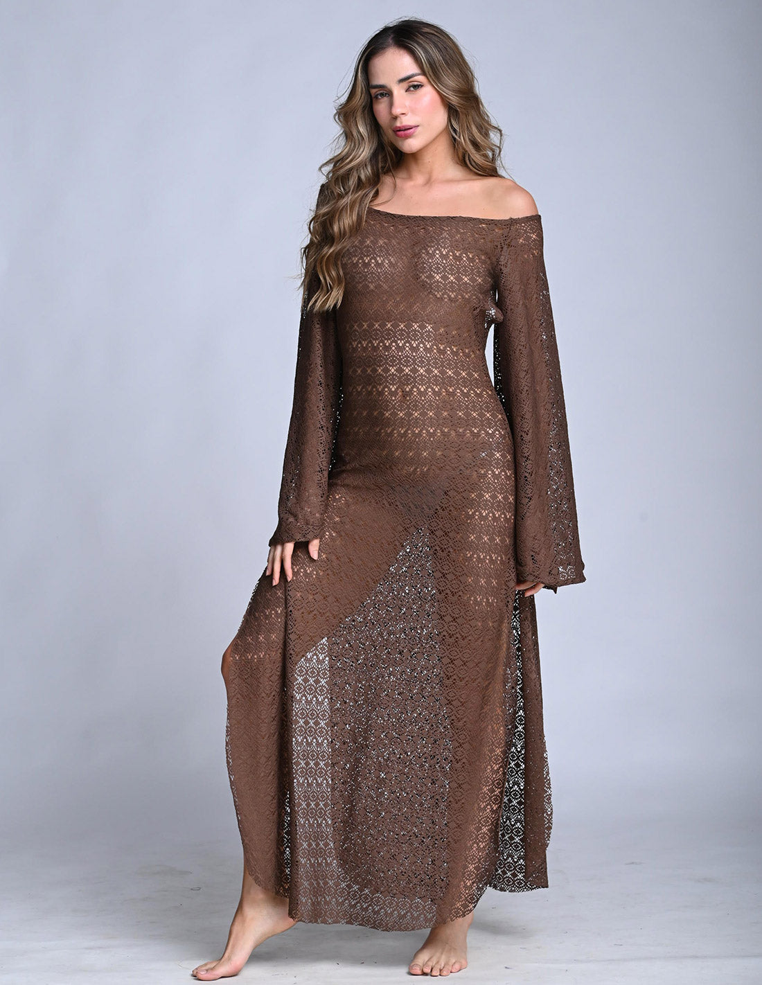 Vestido Sorell Brown. Vestido Color Brown