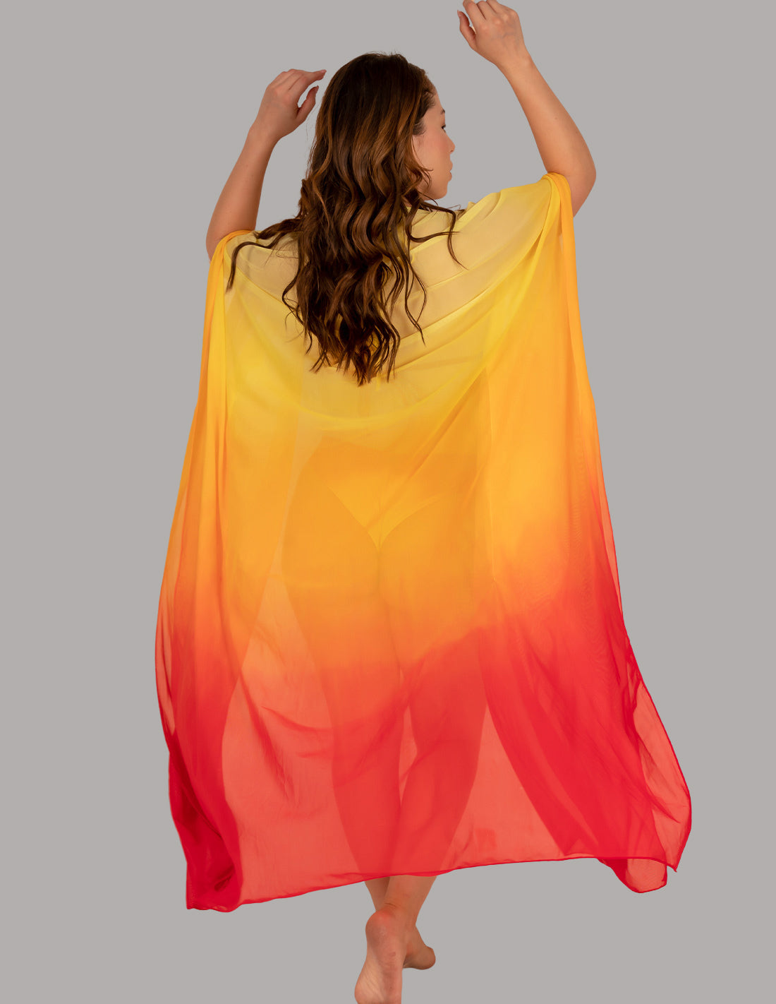 Kimono Fly Yellow + Orange + Red